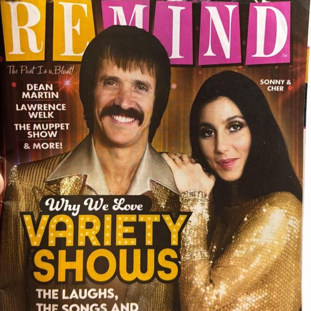 REMIND Magazine Sonny  Cher Apr 2023  Why We Love Variety Shows VTG TV Nostalgia
